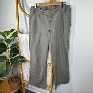 The North Face Grey Roll Up Hiking Outdoor Pants sz 12